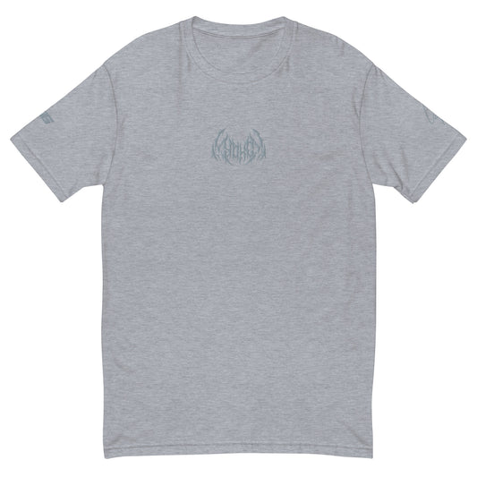 Embroidered Basic Grey Tee