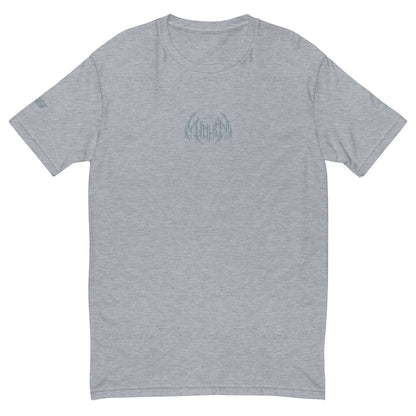 Embroidered Basic Grey Tee