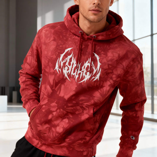 Charity Embroidered Tie-Dye Hoodie